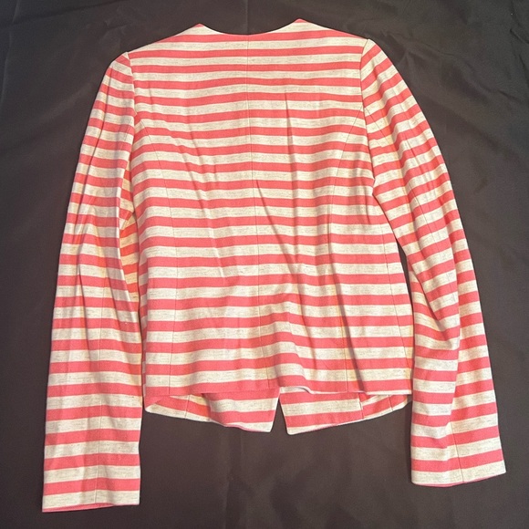 NWT The Limited Women's Snap Button Pink & Cream Jacket - Picture 4 of 6